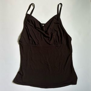 Vintage Cowl Neck Tank Top